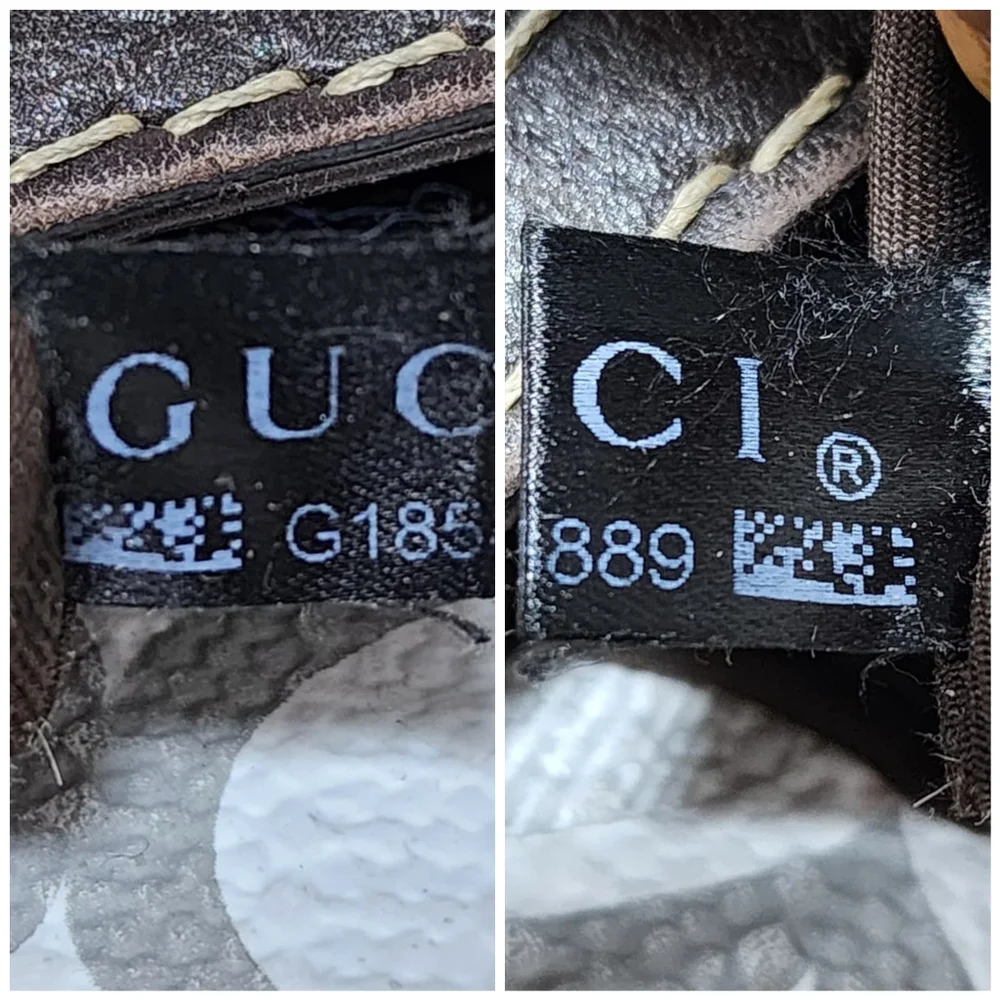 GUCCI GG Canvas And Leather Queen Large Hobo Bag Beige/Brown